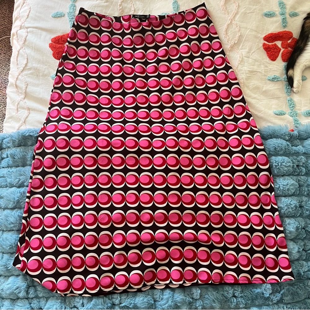 nasty gal midi skirt